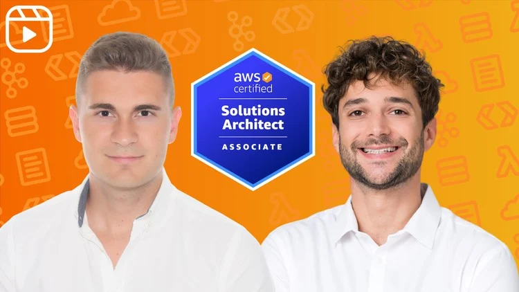 Portada oficial del curso [Español] AWS Certified Solutions Architect Associate