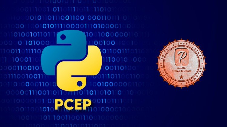 Portada oficial del curso Certificación en Python: Certifícate como Programador PCEP