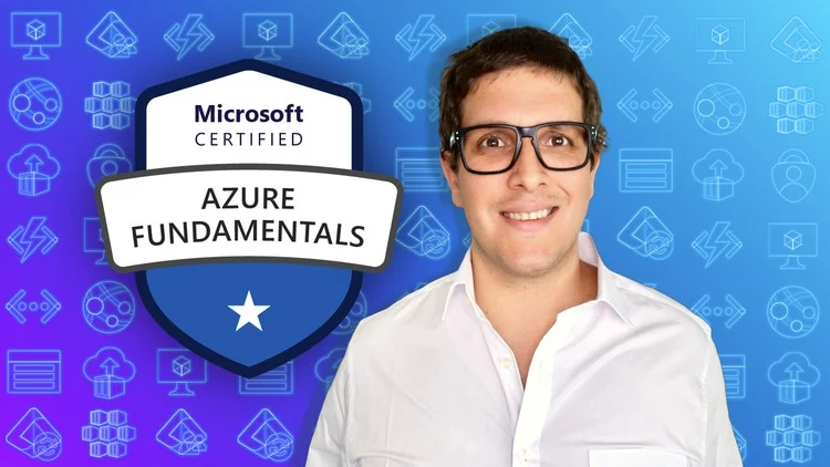Portada oficial del curso AZ-900: Microsoft Azure Fundamentals en Español [2025]