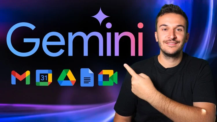 Portada oficial del curso Curso Gemini Google Workspace. Máxima Productividad con IA